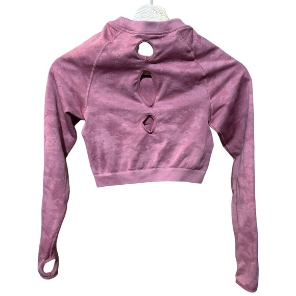 Like New - Gymshark Adapt Camo Seamless Crop top - Dusty Pink - size Small - Picture 5 of 5